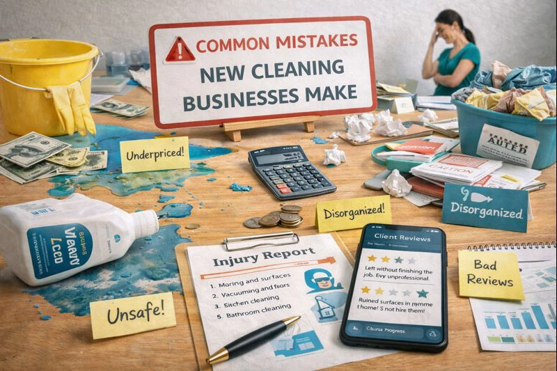 Common Mistakes New Cleaning Businesses Make in the USA