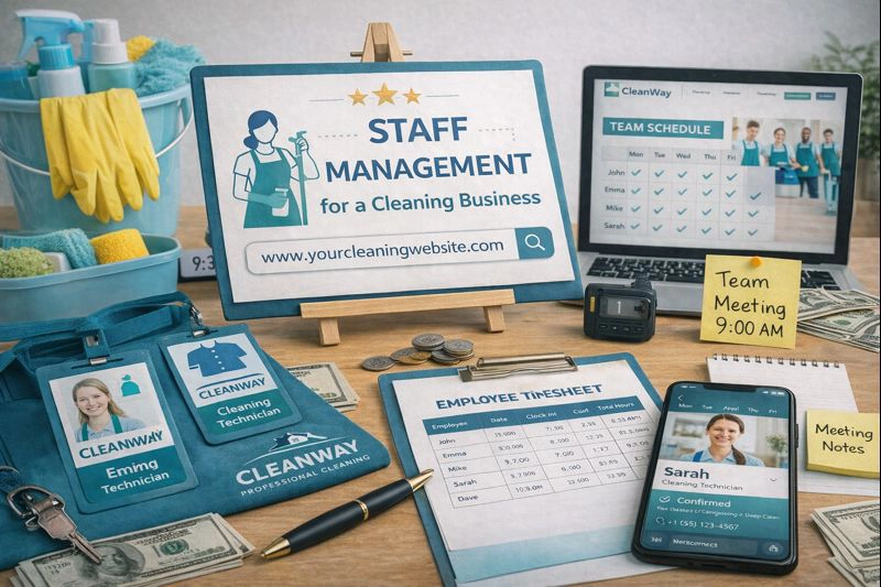Staff Management for a Cleaning Business in the USA