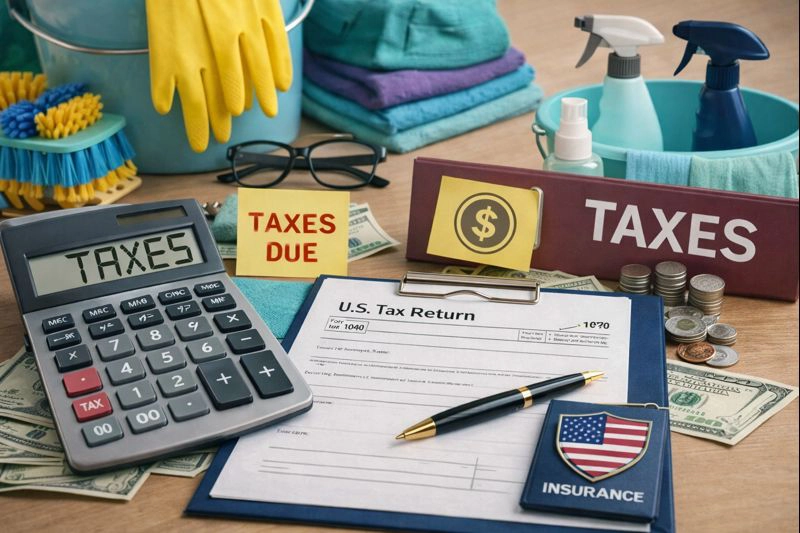 Taxes for a Cleaning Business in the USA