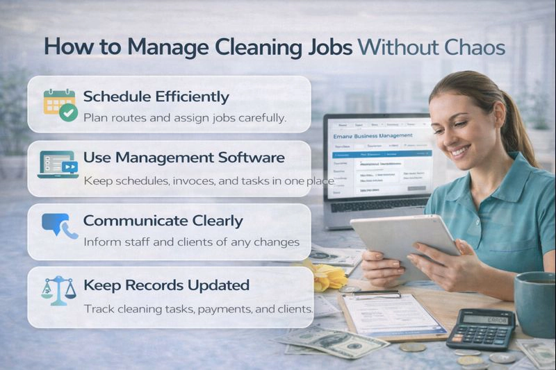How to Manage Cleaning Jobs Without Chaos in the USA